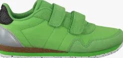 groene woden lage sneakers nor suede