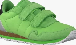 groene woden lage sneakers nor suede