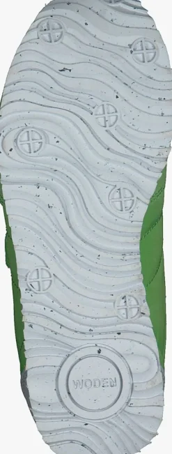 groene woden lage sneakers nor suede