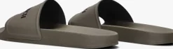 groene woolrich badslippers slide sandal