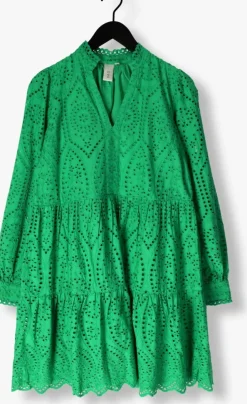 groene y.a.s. mini jurk yasholi ls dress s. noos