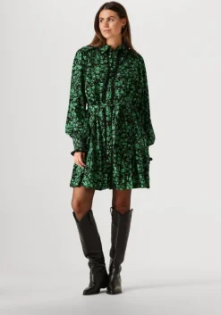 groene y.a.s. mini jurk yastilera ls shirt dress