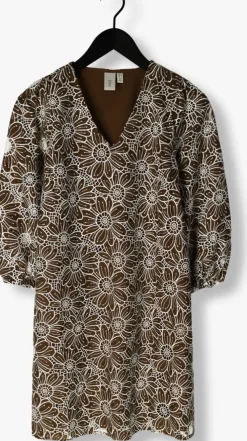 groene y.a.s. mini jurk yasvibrant 3/4 dress