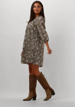 groene y.a.s. mini jurk yasvibrant 3/4 dress