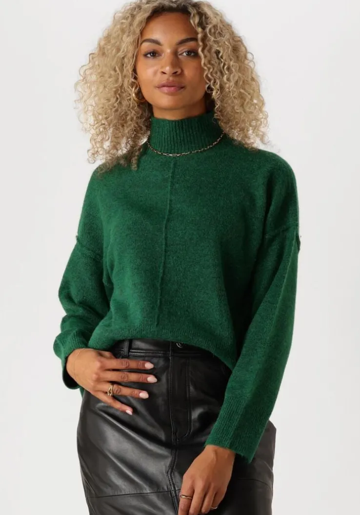 groene y.a.s. trui yasbalis ls high neck knit