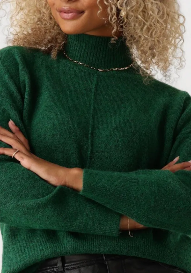 groene y.a.s. trui yasbalis ls high neck knit