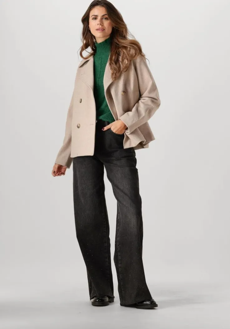 groene y.a.s. trui yasbalis ls high neck knit