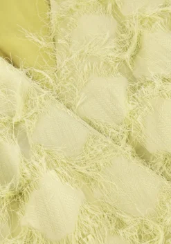 khaki aaiko mini jurk florica fringe pes 482