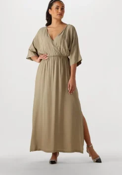 khaki access maxi jurk 53-3363-437