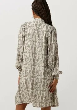 khaki bruuns bazaar mini jurk barbarea philina dress