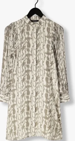 khaki bruuns bazaar mini jurk barbarea philina dress