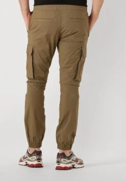 khaki calvin klein cargobroeken skinny cargo