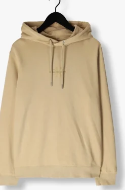khaki calvin klein sweater washed monologo hoodie