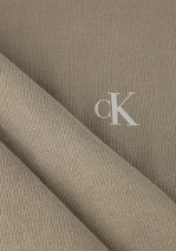khaki calvin klein t-shirt painted calvin klein jeans tee