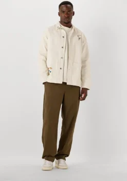 khaki forét chino calm seersucker pant