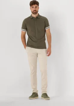 khaki gentiluomo polo polo 3 button ss j2006-219