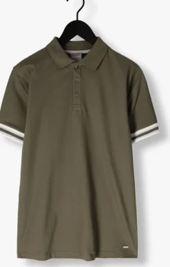 khaki gentiluomo polo polo 3 button ss j2006-219