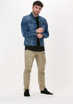 khaki g-star raw cargobroeken rovic zip 3d regular tapered