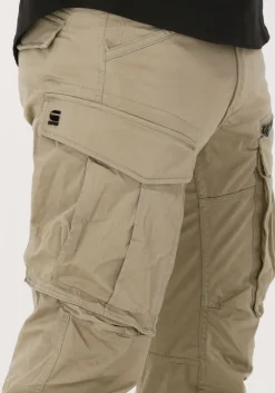 khaki g-star raw cargobroeken rovic zip 3d regular tapered