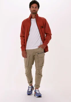 khaki g-star raw cargobroeken rovic zip 3d regular tapered