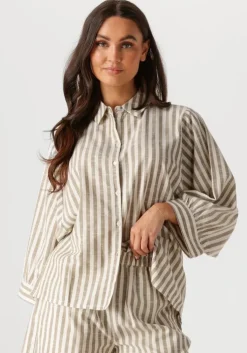 khaki knit-ted blouses becca