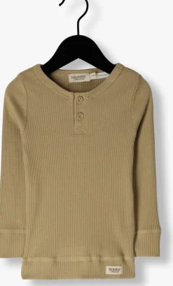 khaki marmar copenhagen tops & t-shirts tee ls