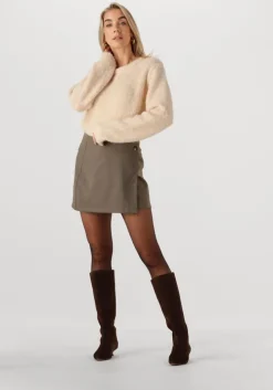 khaki modström minirok pedromd skirt