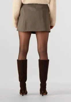 khaki modström minirok pedromd skirt