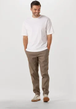 khaki plain chino theo pl linen