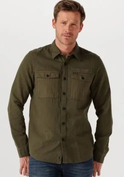 khaki pme legend casual overhemd quilt poplin casual 2