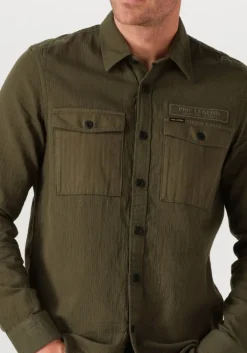 khaki pme legend casual overhemd quilt poplin casual 2