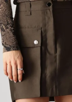 khaki second female minirok oregon skirt