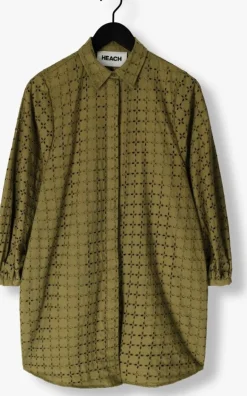 khaki silvian heach mini jurk gpp25259ve