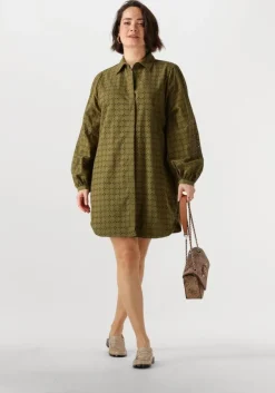 khaki silvian heach mini jurk gpp25259ve