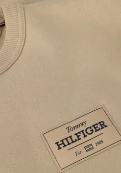 khaki tommy hilfiger sweater monotype label sweatshirt