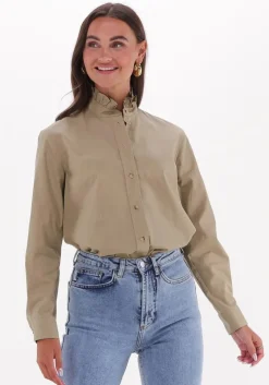 khaki vanessa bruno blouses sydney blouse