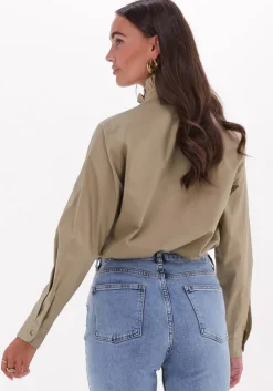 khaki vanessa bruno blouses sydney blouse