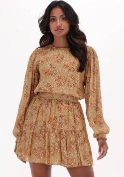 khaki vanessa bruno mini jurk svetlana dress