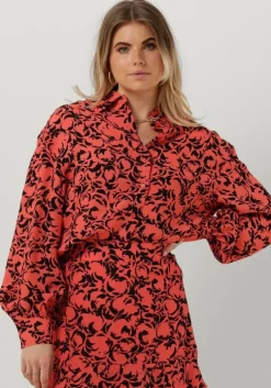 koraal alix the label blouses ladies woven two colour blouse