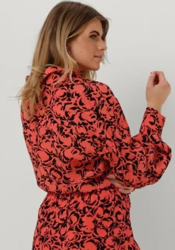 koraal alix the label blouses ladies woven two colour blouse