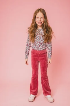 koraal looxs little flared broek 2501-7614