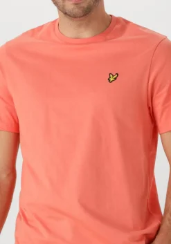 koraal lyle & scott t-shirt plain t-shirt