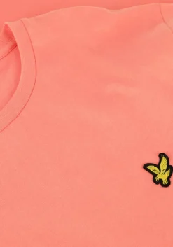koraal lyle & scott t-shirt plain t-shirt