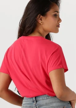 koraal msch copenhagen t-shirt mschfenya modal v neck tee