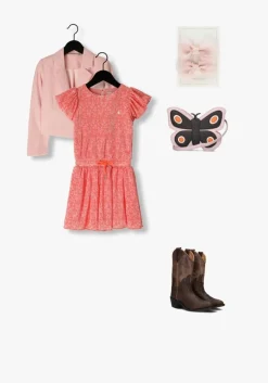 koraal nono mini jurk miron daisy dress