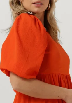 koraal notes du nord midi jurk carrie dress