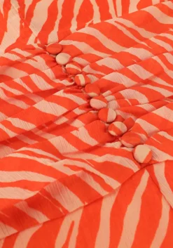 koraal notes du nord mini jurk genny recycled short dress