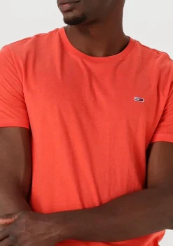 koraal tommy jeans t-shirt tjm xslim jaspe htr tee ext