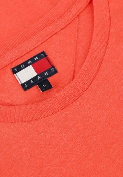 koraal tommy jeans t-shirt tjm xslim jaspe htr tee ext