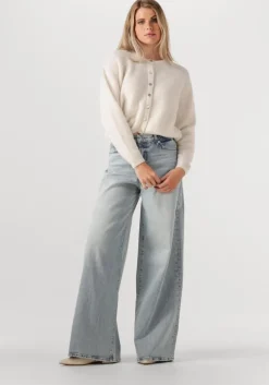 lichtblauwe 7 for all mankind straight leg jeans marie wide leg ode to